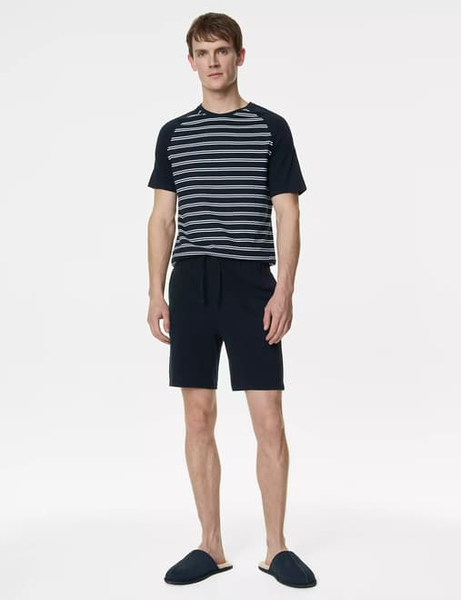 Pure Cotton Striped Pyjama Set