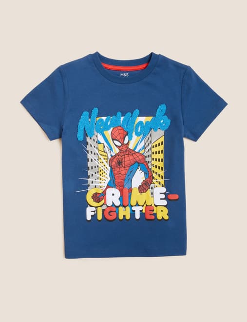 Pure Cotton Spider-Man™ T-Shirt (2-7 Yrs)