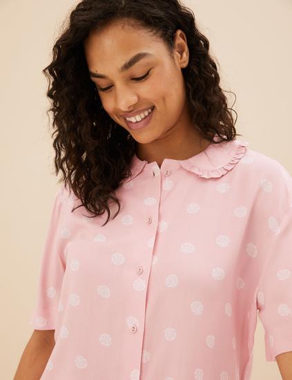 Shell Polka Dot Shortie Set