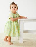 Pure Cotton Lemon Dress (0-3 Yrs)