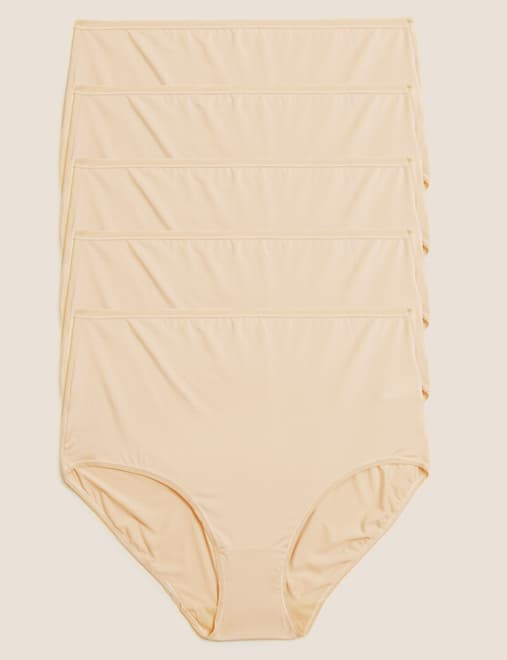 5pk No VPL Microfibre Full Briefs