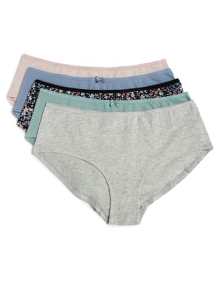 5pk Cotton Rich Low Rise Shorts