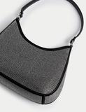 Faux Leather Underarm Shoulder Bag