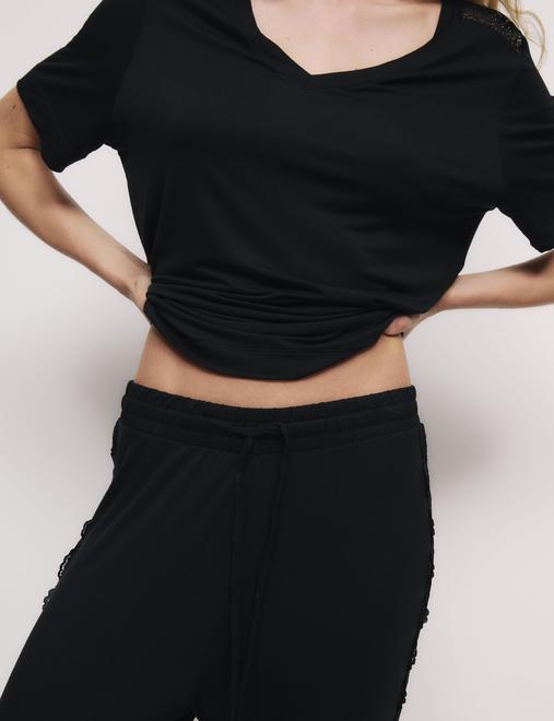 Body Soft™ Lace Detail Lounge Joggers