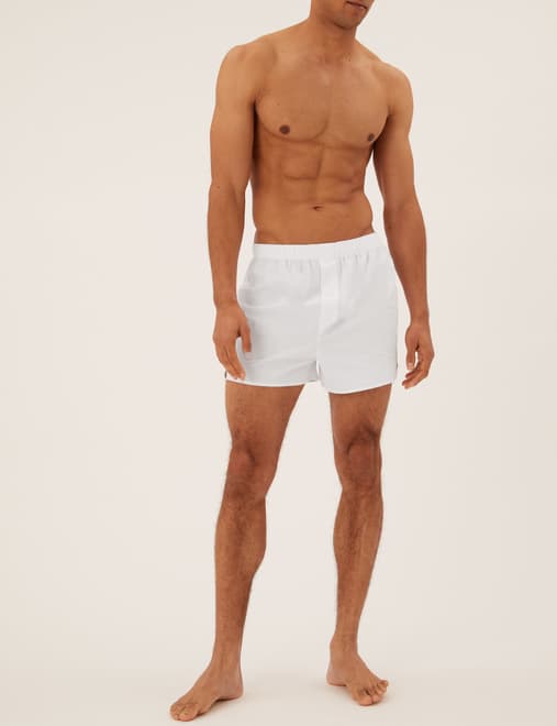3pk Pure  Cotton Woven Boxers