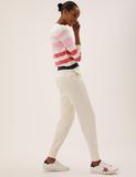 Supersoft Striped Crew Neck Jumper