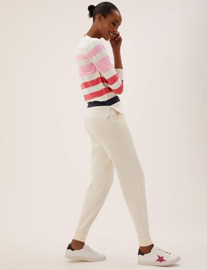 Supersoft Striped Crew Neck Jumper