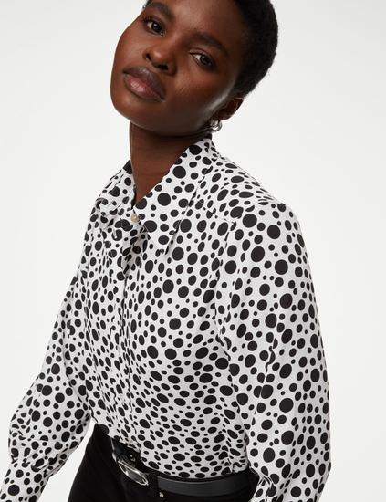 Printed Collared Shirt