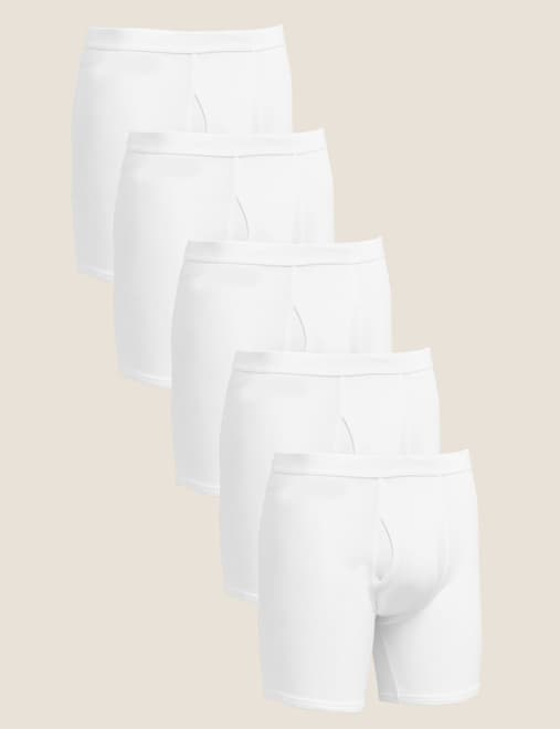 3pk Longer Length Cotton Cool & Fresh™ Trunks