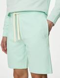 Pure Cotton Drawstring Jersey Shorts