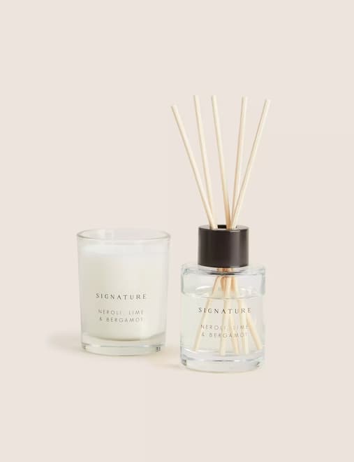 Neroli, Lime & Bergamot Mini Diffuser Set