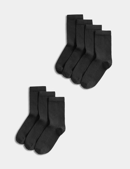 7pk of Ankle School Socks