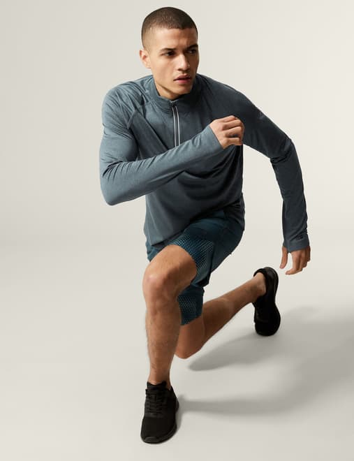 Half Zip Long Sleeve Top