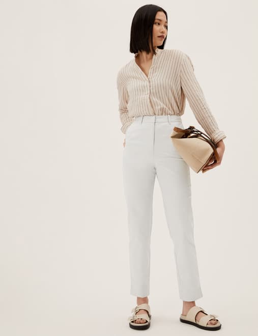 Cotton Rich Tapered Chinos