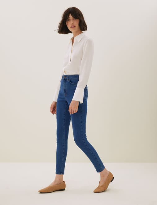 High Waisted Skinny Jeans