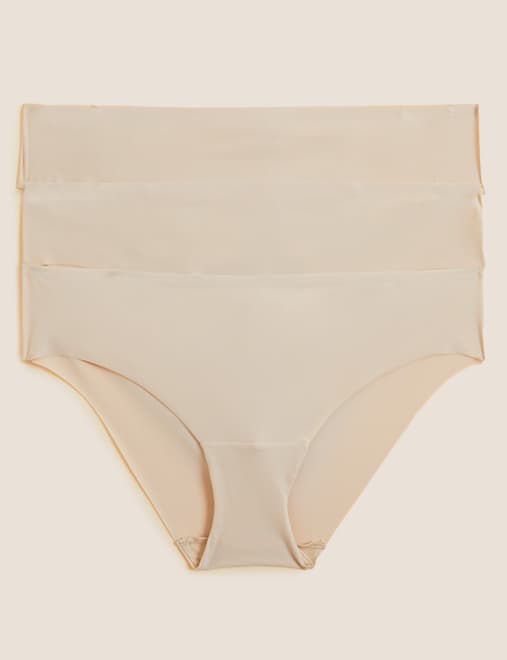 3pk No VPL Low Rise Brazilian Knickers