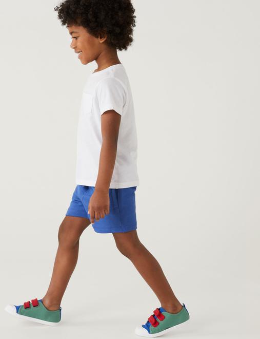 Cotton Rich Plain Shorts (2-8 Yrs)