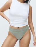 5pk Cotton Rich Printed High Leg Knickers
