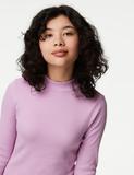 Cotton Rich Ribbed Top (6-16 Yrs)