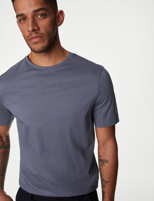Pure Supima® Cotton Performance Crew Neck T-shirt