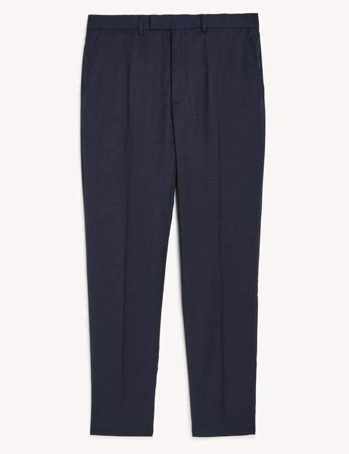 Tailored Fit Pure Wool Suit Trousers