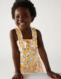 Pure Cotton Sunflower Top (2-8 Yrs)