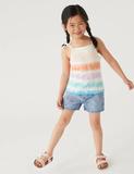 Denim Heart Shorts (2-8 Yrs)
