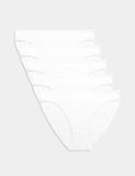 5pk Cotton Rich Lycra® High Leg Knickers