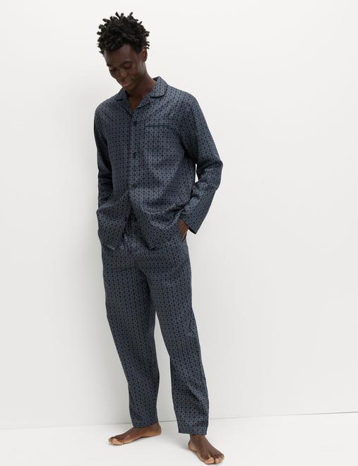 Pure Cotton Mosaic Print Pyjama Set