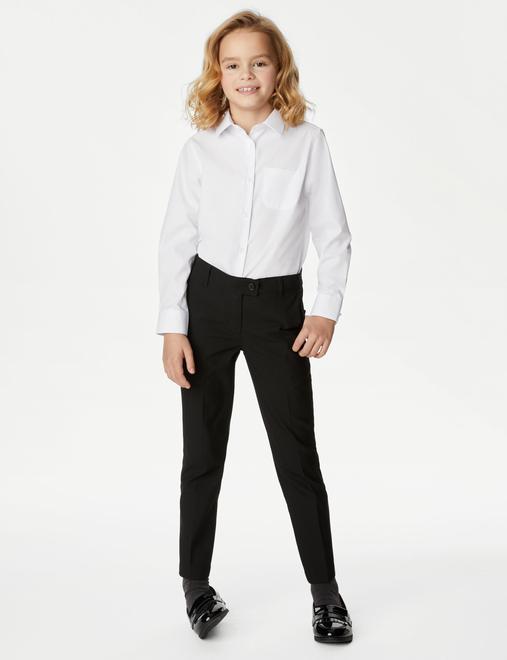 2 Pack Girls' Non-Iron School Shirts (2-18 Yrs)