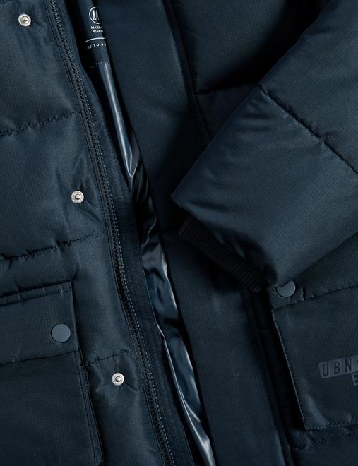 Longline Padded Hooded Coat (2-8 Yrs)