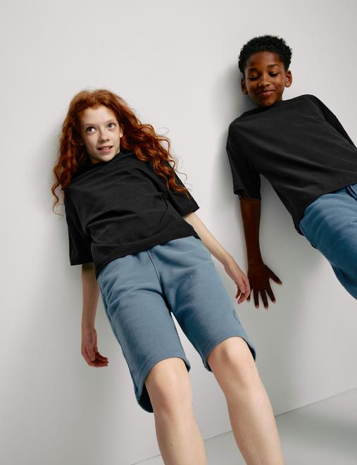 Pure Cotton Plain T-Shirt (6-16 Yrs)