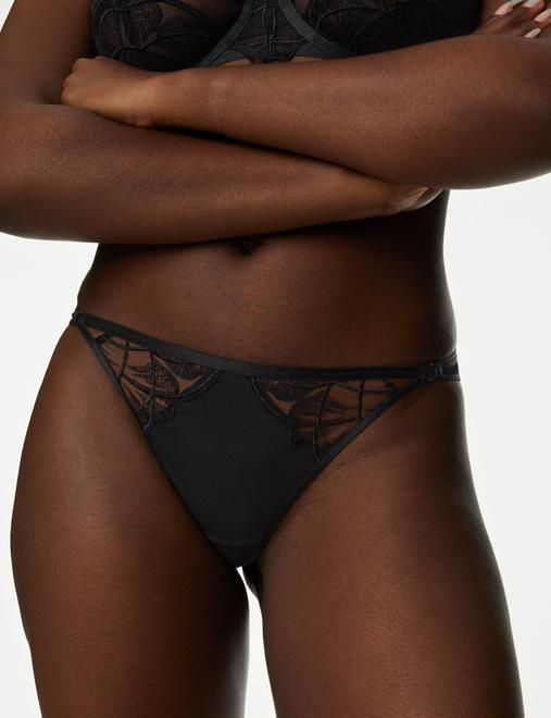 Maya Embroidery Thong