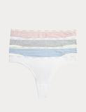 4pk Cotton Rich Thongs