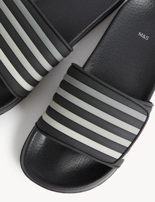 Kids' Striped Sliders (13 Small - 7 Large)