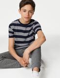 Pure Cotton Striped T-Shirt (6-16 Yrs)