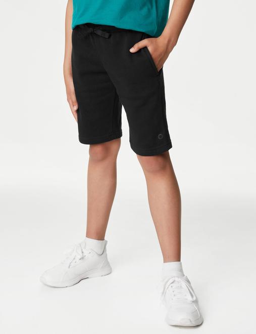 2 Pack Unisex School Sweat Shorts (2-16 Yrs)
