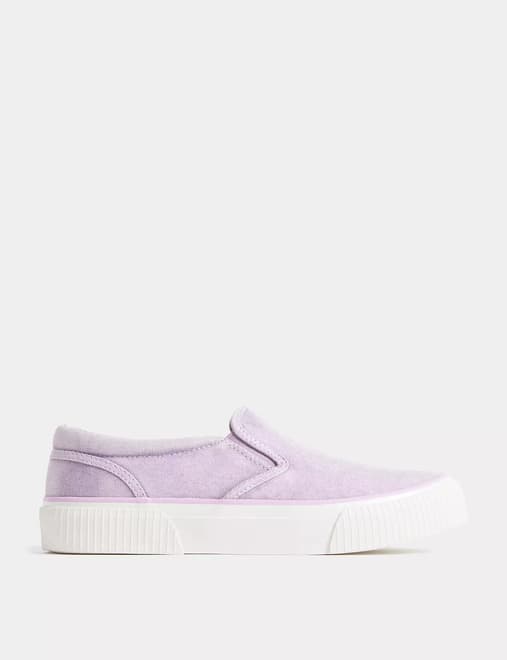 Kids' Canvas Slip-on Pumps (13 Small - 6 Large)