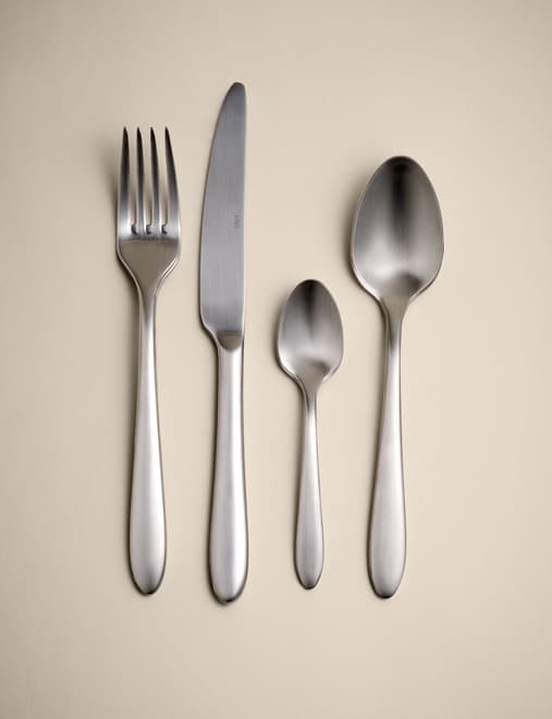 16 Piece Maxim Brushed Cutlery Set