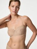 Lace Wired Strapless Bra A-E