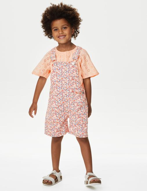 Cotton Rich Floral Outfit (2-8 Yrs)