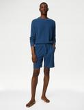 Pure Cotton Waffle Loungewear Shorts