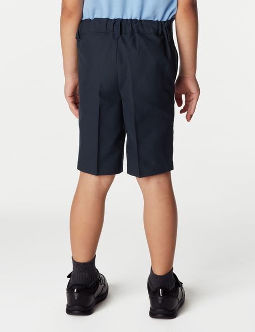 2 Pack Boys' Slim Leg School Shorts (2-14 Yrs)