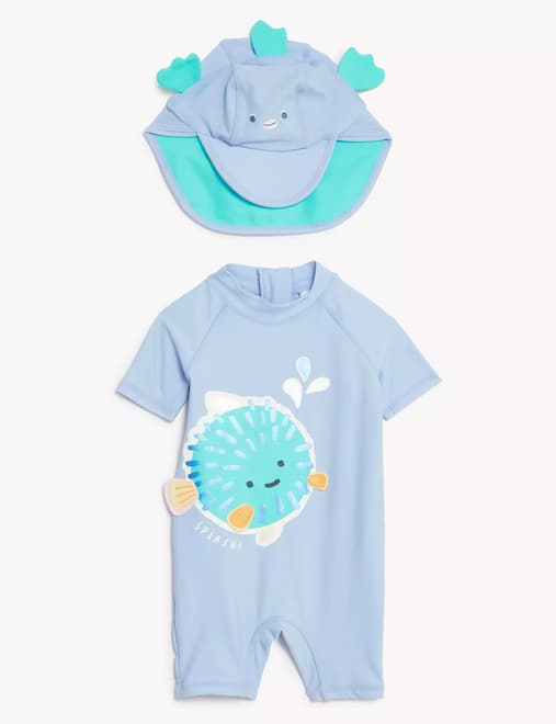 2pc Fish Swim Set (0-3 Yrs)