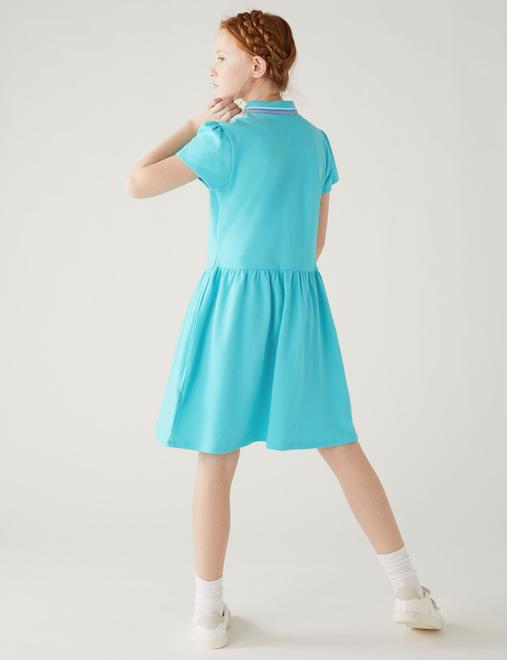 Pure Cotton Tiered Dress (6 - 16 Yrs)