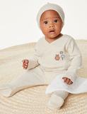 3pc Pure Cotton Bear Outfit (7lbs-1 Yrs)