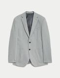 Textured Jersey Jacket with Stretch