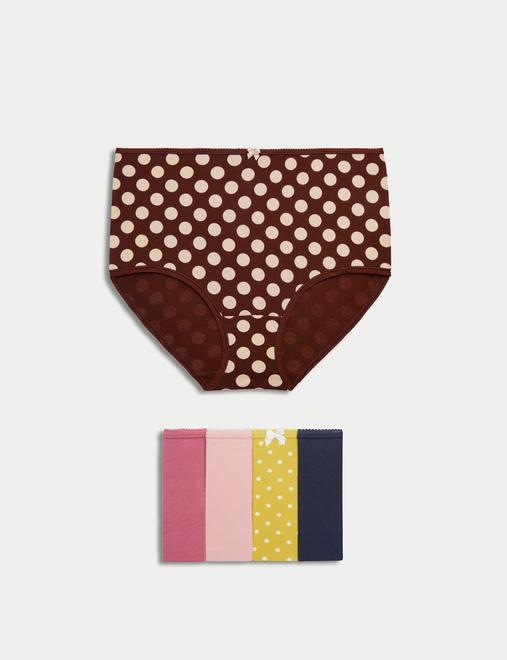 5pk Cotton Rich Lycra® Full Briefs