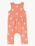 Pure Cotton Polka Dot Romper (0-3 Yrs)