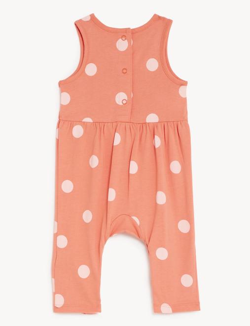Pure Cotton Polka Dot Romper (0-3 Yrs)